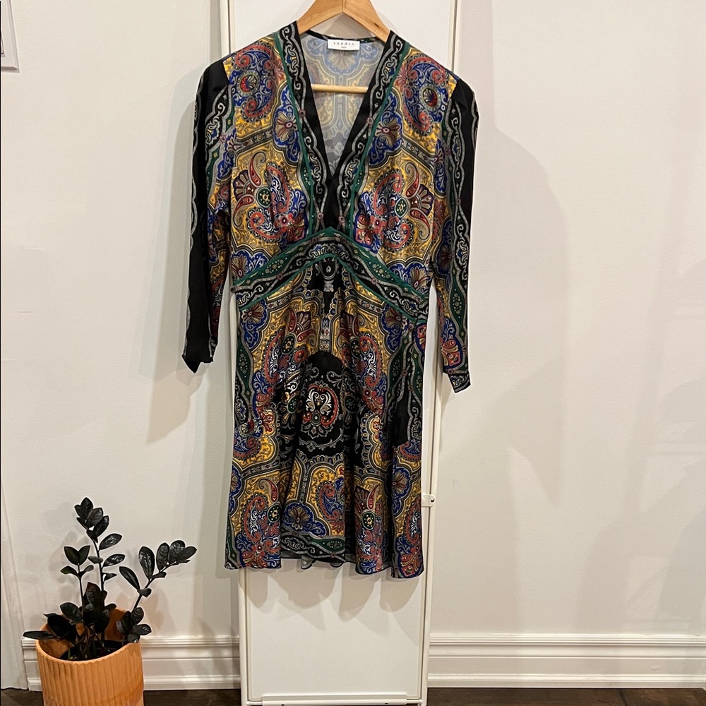 Sandro Paisley Dress